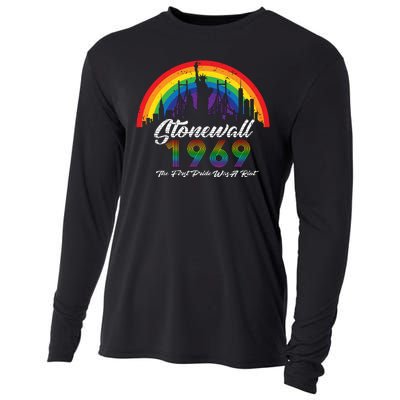 NYC 1969 Stonewall The First Pride Was A Riot LGBT Gay Lesbian Cooling Performance Long Sleeve Crew