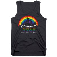 NYC 1969 Stonewall The First Pride Was A Riot LGBT Gay Lesbian Tank Top