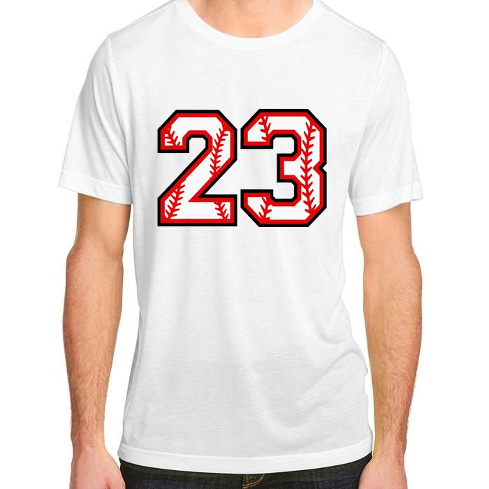 Number 23 Baseball Lucky Favorite Jersey Number Adult ChromaSoft Performance T-Shirt