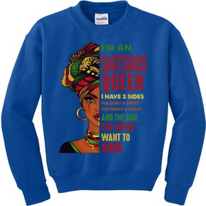 November 22 December 21 Birthday Sagittarius African Gift Kids Sweatshirt