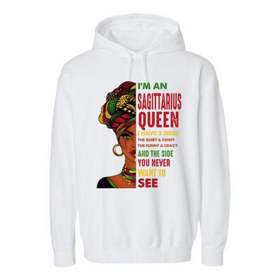 November 22 December 21 Birthday Sagittarius African Gift Garment-Dyed Fleece Hoodie