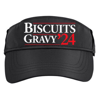 Novelty 2024 Election Campaign 24 Biscuits And Gravy Adult Drive Performance Visor