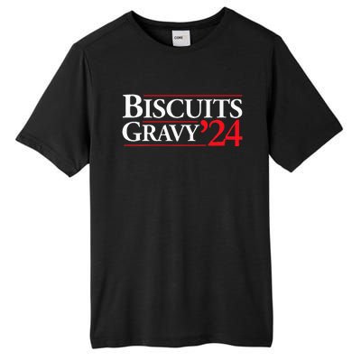 Novelty 2024 Election Campaign 24 Biscuits And Gravy Tall Fusion ChromaSoft Performance T-Shirt