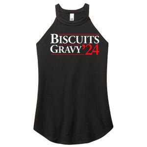 Novelty 2024 Election Campaign 24 Biscuits And Gravy Women's Perfect Tri Rocker Tank