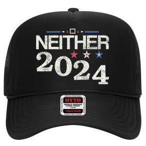 Neither 2024 Elections High Crown Mesh Back Trucker Hat