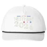 Neither 2024 Elections Snapback Five-Panel Rope Hat