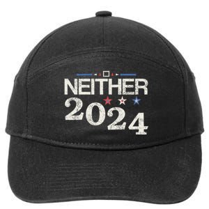 Neither 2024 Elections 7-Panel Snapback Hat