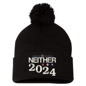 Neither 2024 Elections Pom Pom 12in Knit Beanie