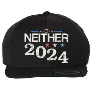 Neither 2024 Elections Wool Snapback Cap