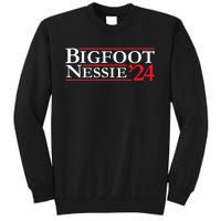 Novelty 2024 Election Campaign 24 Bigfoot And Nessie Tall Sweatshirt