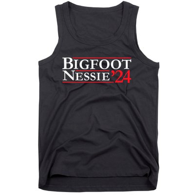 Novelty 2024 Election Campaign 24 Bigfoot And Nessie Tank Top