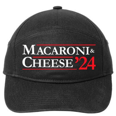 Novelty 2024 Election Campaign 24 Macaroni And Cheese 7-Panel Snapback Hat