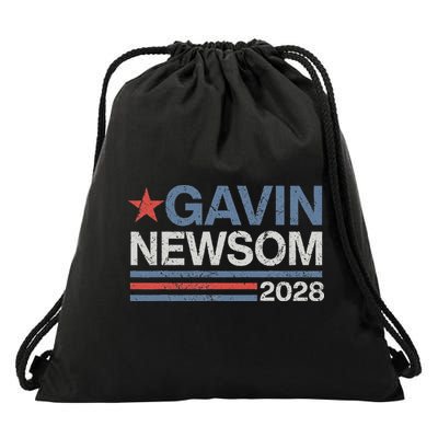 Newsom 2028 Gavin Newsom 2028 President 48 Election Campaign Drawstring Bag