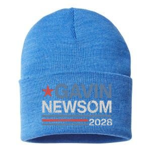 Newsom 2028 Gavin Newsom 2028 President 48 Election Campaign Sustainable Knit Beanie