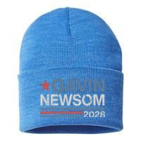 Newsom 2028 Gavin Newsom 2028 President 48 Election Campaign Sustainable Knit Beanie