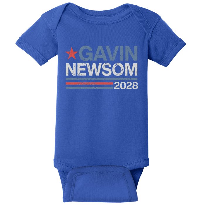 Newsom 2028 Gavin Newsom 2028 President 48 Election Campaign Baby Bodysuit