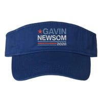 Newsom 2028 Gavin Newsom 2028 President 48 Election Campaign Valucap Bio-Washed Visor