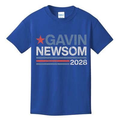 Newsom 2028 Gavin Newsom 2028 President 48 Election Campaign Kids T-Shirt
