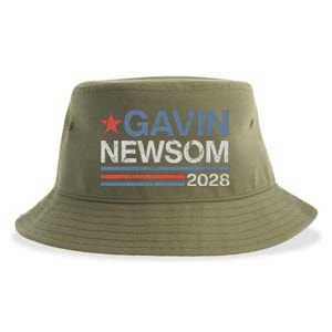 Newsom 2028 Gavin Newsom 2028 President 48 Election Campaign Sustainable Bucket Hat