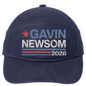 Newsom 2028 Gavin Newsom 2028 President 48 Election Campaign 7-Panel Snapback Hat