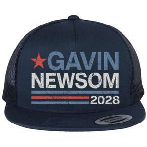 Newsom 2028 Gavin Newsom 2028 President 48 Election Campaign Flat Bill Trucker Hat