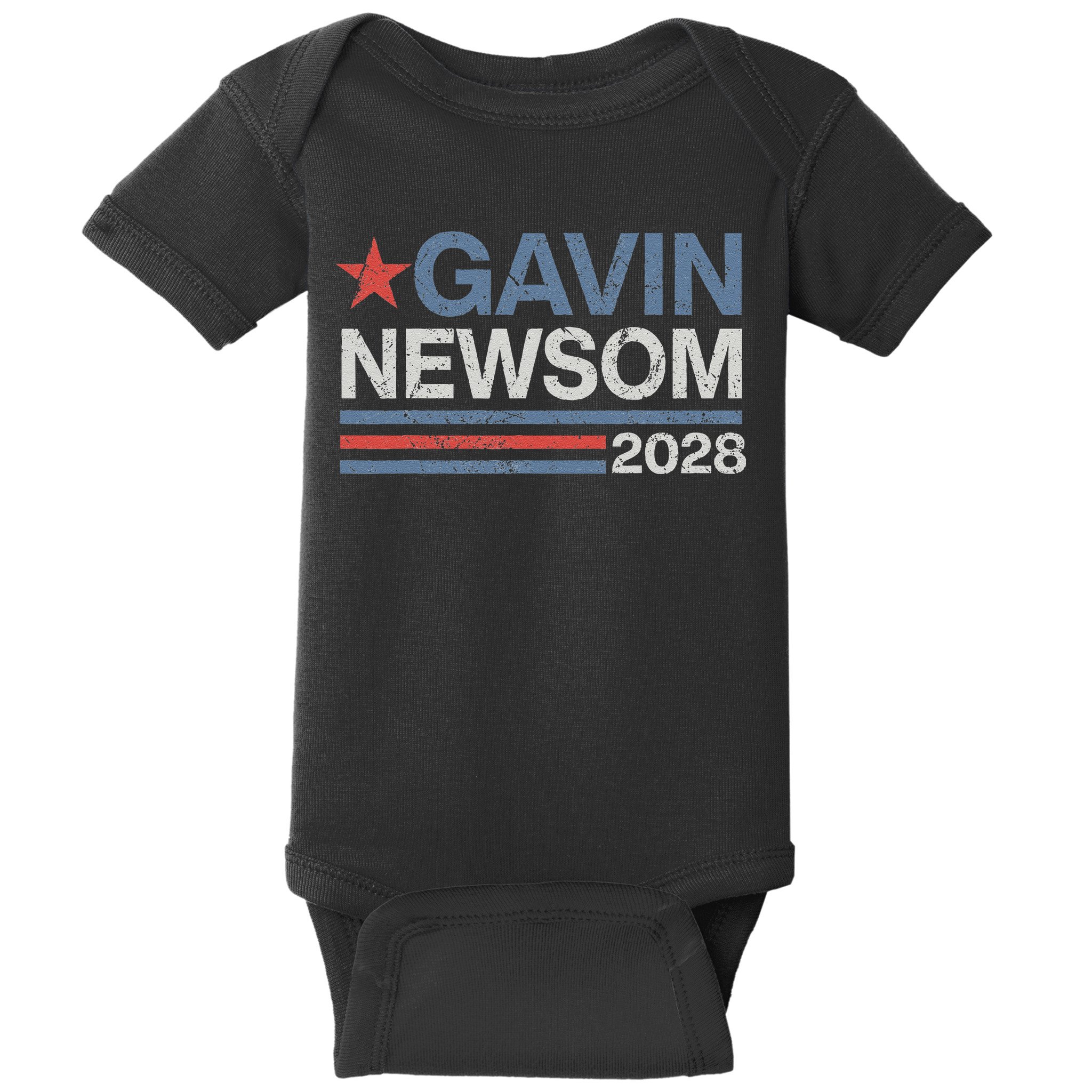 Newsom 2028 Gavin Newsom 2028 President 48 Election Campaign Baby Bodysuit