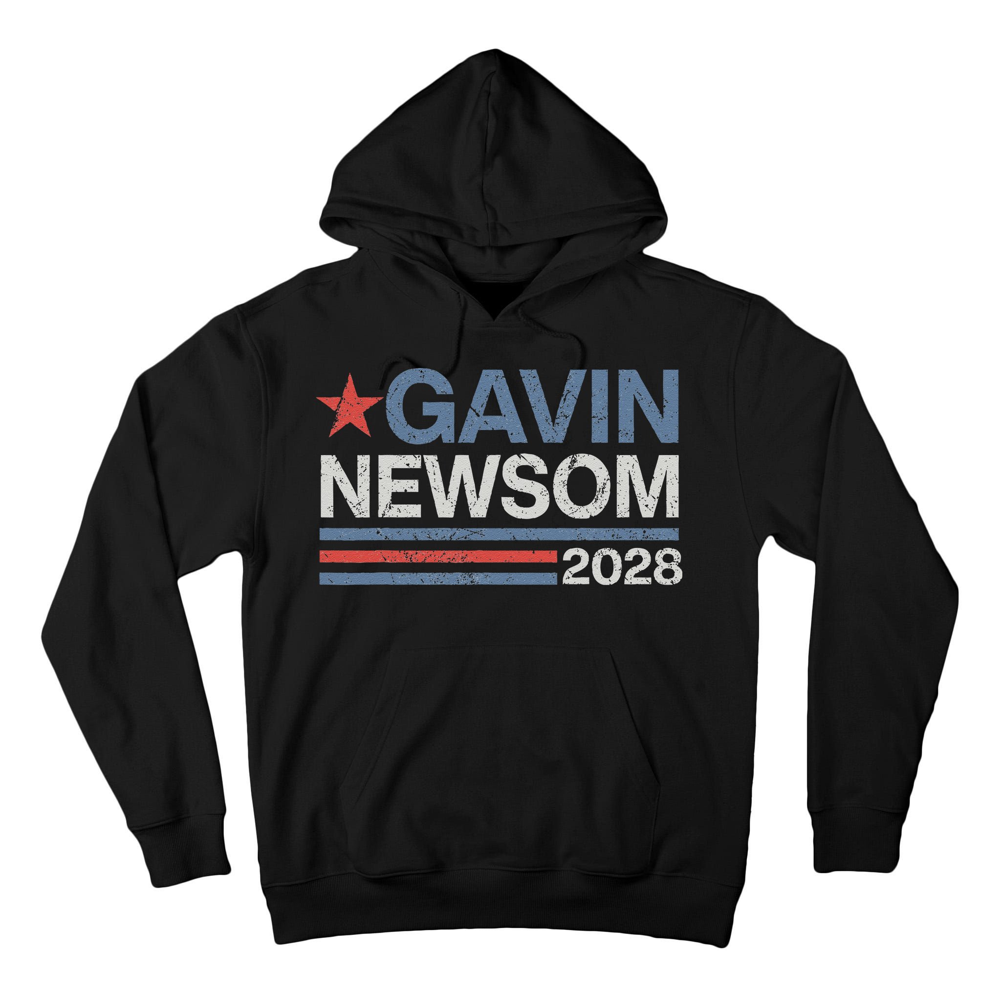 Newsom 2028 Gavin Newsom 2028 President 48 Election Campaign Tall Hoodie