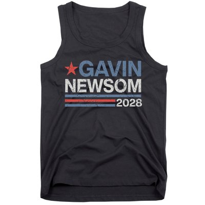Newsom 2028 Gavin Newsom 2028 President 48 Election Campaign Tank Top