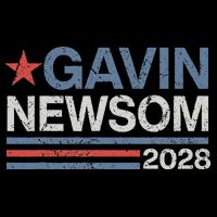 Newsom 2028 Gavin Newsom 2028 President 48 Election Campaign Toddler T-Shirt