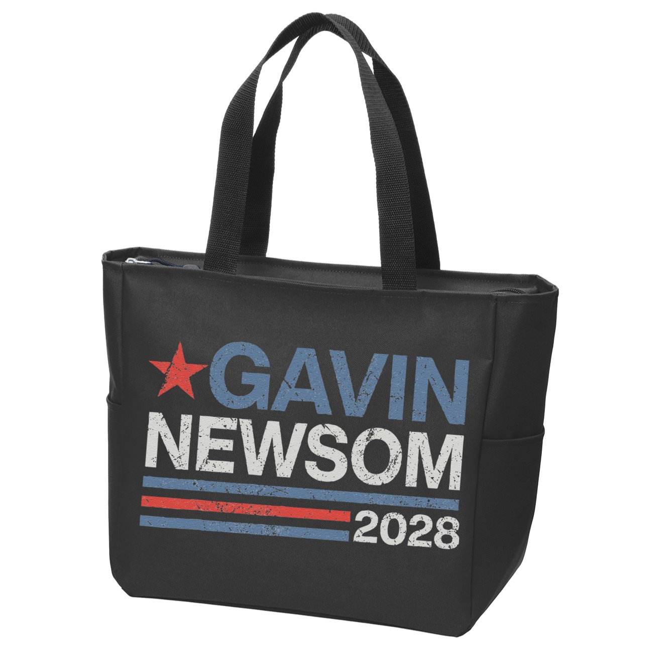 Newsom 2028 Gavin Newsom 2028 President 48 Election Campaign Zip Tote Bag