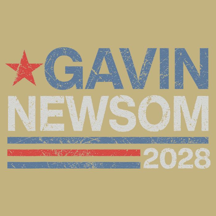 Newsom 2028 Gavin Newsom 2028 President 48 Election Campaign Cooling Performance Crew T-Shirt