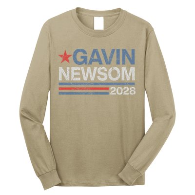 Newsom 2028 Gavin Newsom 2028 President 48 Election Campaign Long Sleeve Shirt