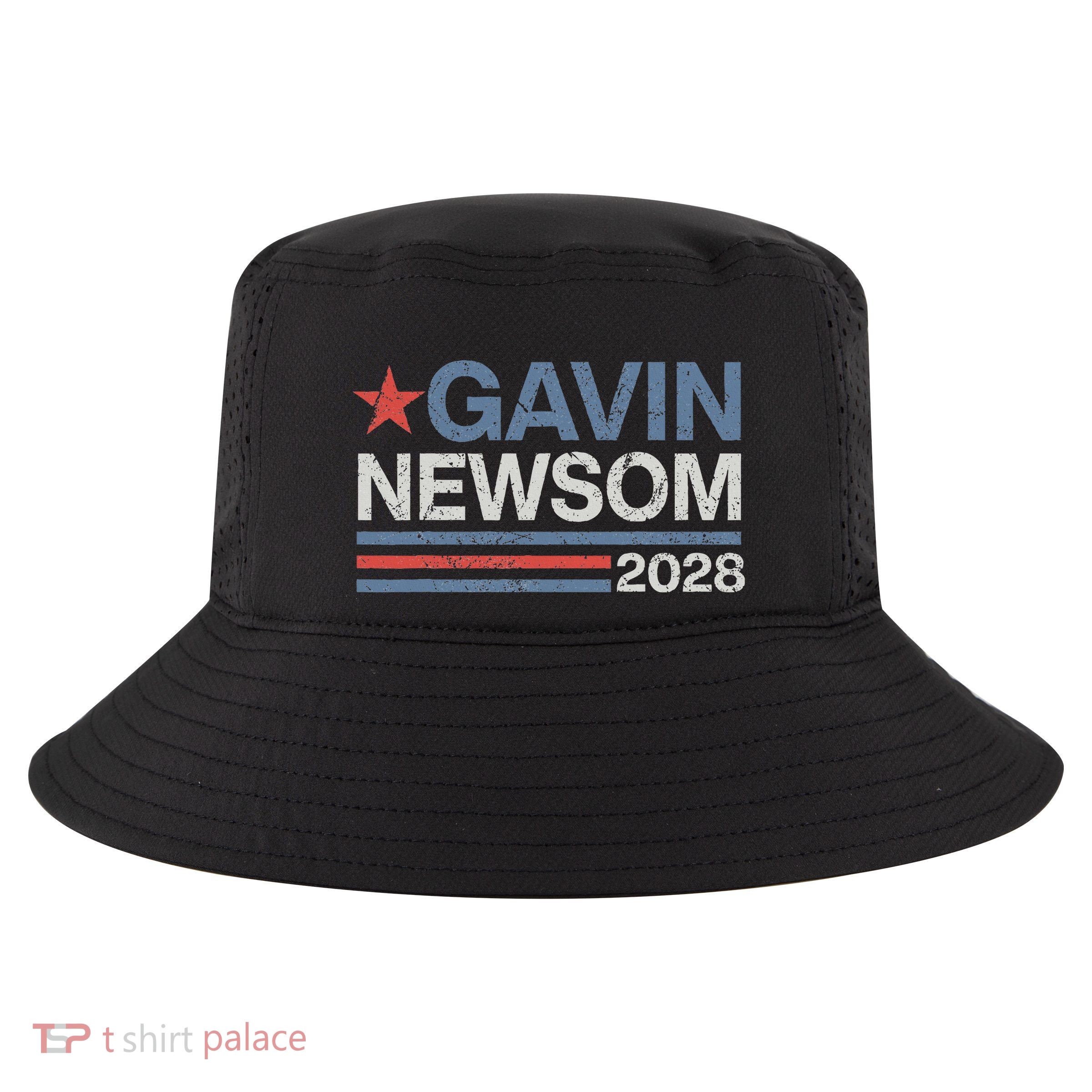 Newsom 2028 Gavin Newsom 2028 President 48 Election Campaign Cool Comfort Performance Bucket Hat