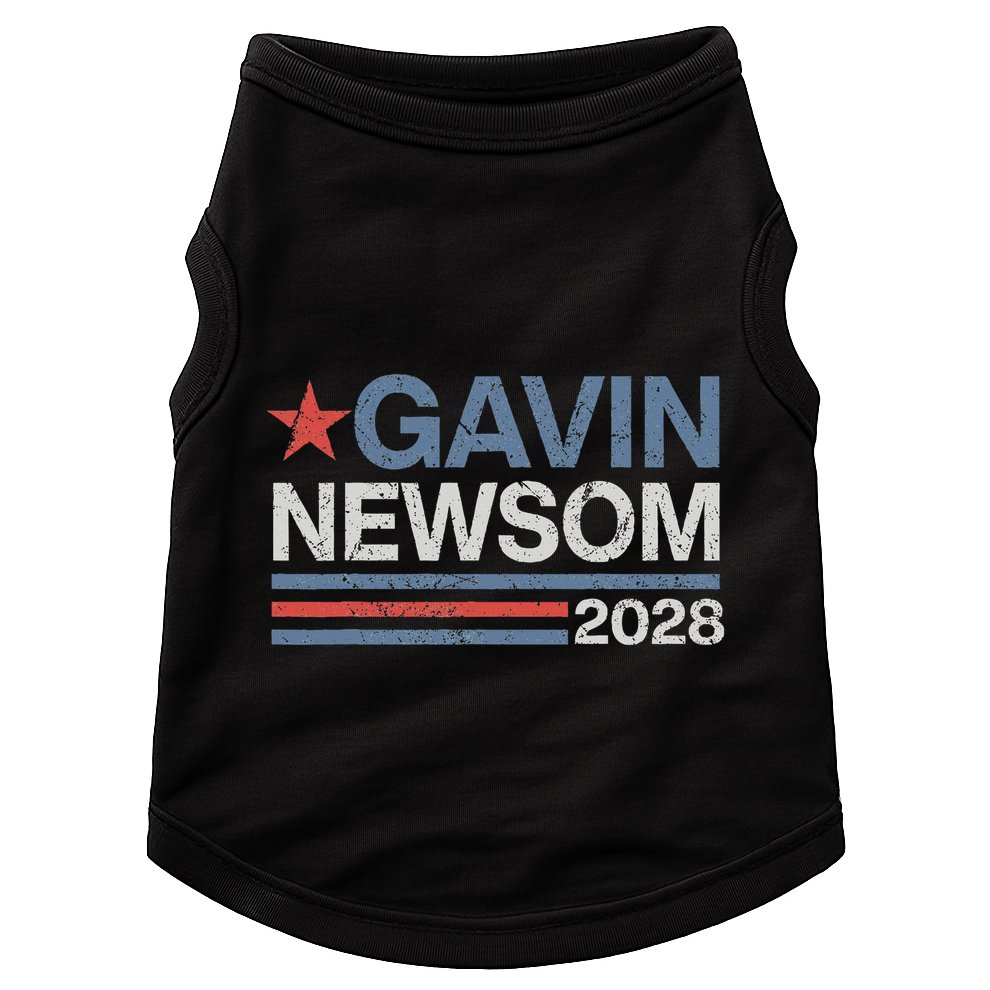 Newsom 2028 Gavin Newsom 2028 President 48 Election Campaign Doggie Tank