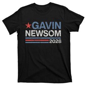 Newsom 2028 Gavin Newsom 2028 President 48 Election Campaign T-Shirt