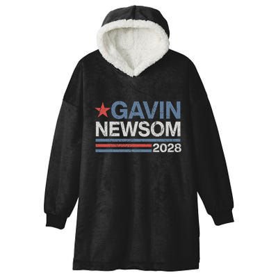 Newsom 2028 Gavin Newsom 2028 President 48 Election Campaign Hooded Wearable Blanket