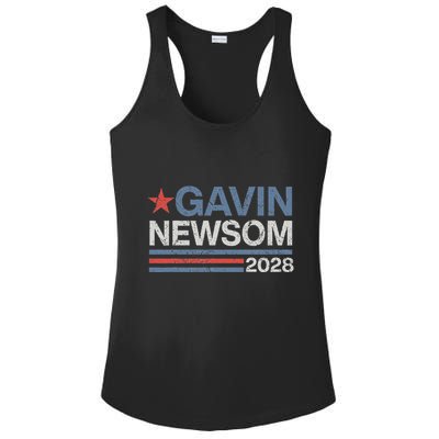 Newsom 2028 Gavin Newsom 2028 President 48 Election Campaign Ladies PosiCharge Competitor Racerback Tank