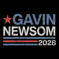 Newsom 2028 Gavin Newsom 2028 President 48 Election Campaign Toddler T-Shirt