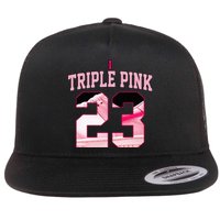 Number 23 Goat Kicks Low Triple Pink Matching Flat Bill Trucker Hat