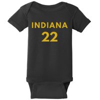 Number 22 Indiana Fever Baby Bodysuit