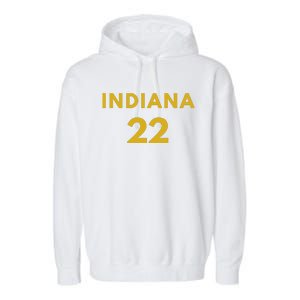 Number 22 Indiana Fever Garment-Dyed Fleece Hoodie