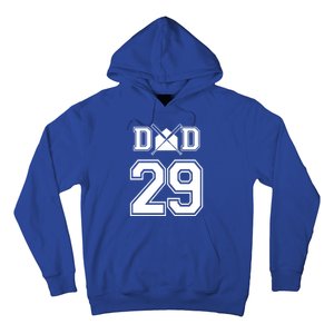 Number 29 Players Biggest Fan For Baseball Or Softball Dad Gift Hoodie