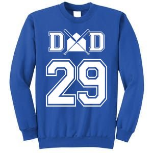 Number 29 Players Biggest Fan For Baseball Or Softball Dad Gift Sweatshirt