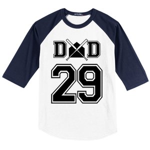 Number 29 Players Biggest Fan For Baseball Or Softball Dad Gift Baseball Sleeve Shirt