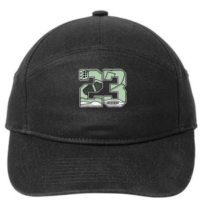 Number 23 Seafoam Abundance 4s Matching Tee  7-Panel Snapback Hat