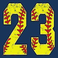Number 23 Softball 23 Jersey Number Softball Lover Cooling Performance Long Sleeve Crew