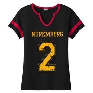 Nuremberg 2 Sports Jersey Style Ladies Halftime Notch Neck Tee