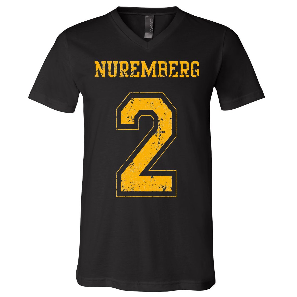 Nuremberg 2 Sports Jersey Style V-Neck T-Shirt