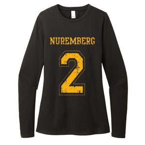 Nuremberg 2 Sports Jersey Style Womens CVC Long Sleeve Shirt