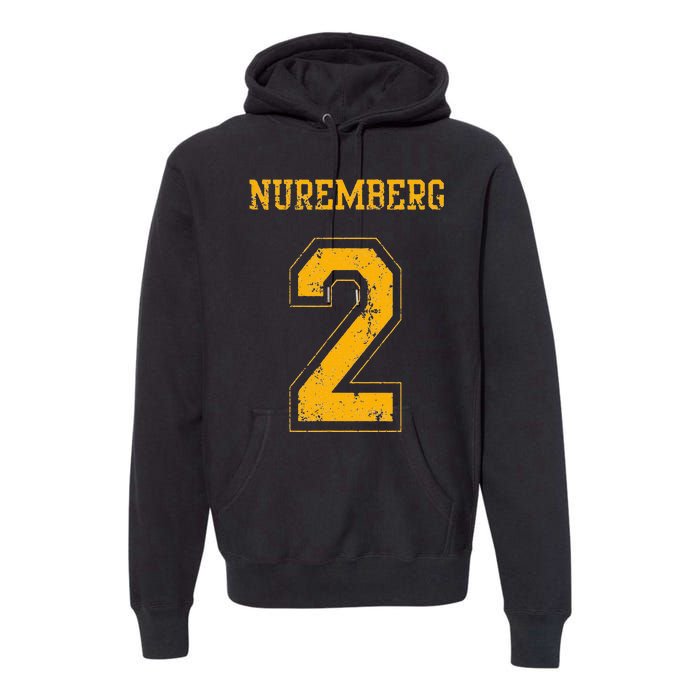 Nuremberg 2 Sports Jersey Style Premium Hoodie